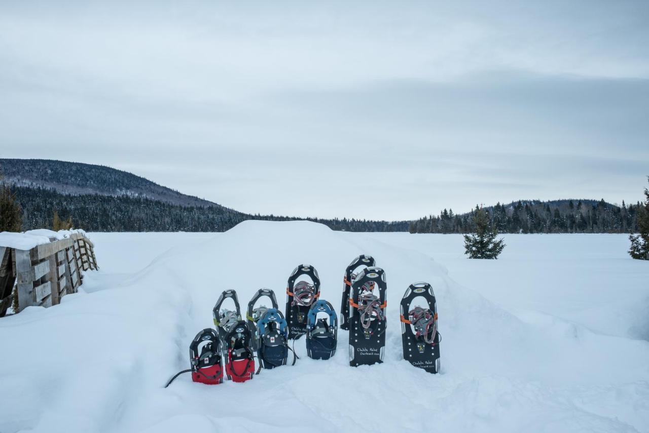 Вилла Le Chalet Bois Rond Relax Saint-Tite-des-Caps Экстерьер фото