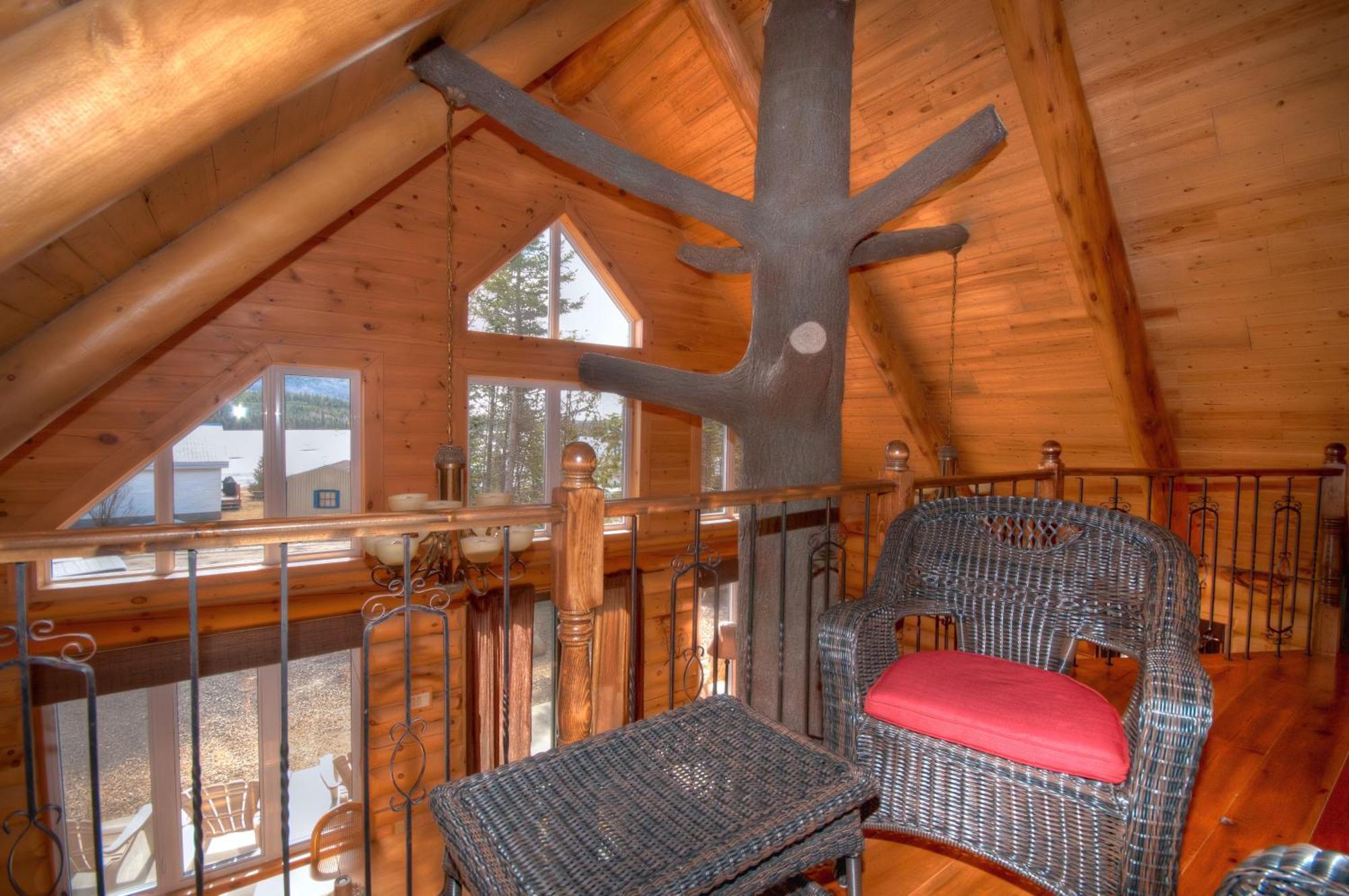 Вилла Le Chalet Bois Rond Relax Saint-Tite-des-Caps Экстерьер фото