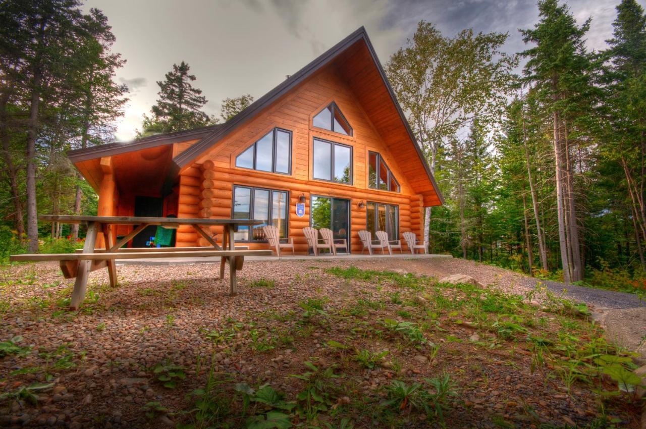 Вилла Le Chalet Bois Rond Relax Saint-Tite-des-Caps Экстерьер фото